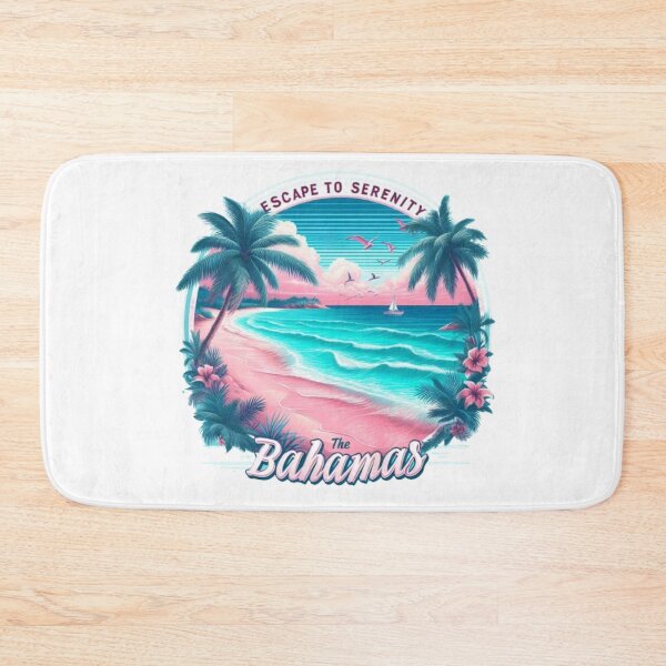 Item preview, Bahamas Escape: Serenity in the Vibrant Beach Scene designed and sold by HOMEDESIGNPRINT.