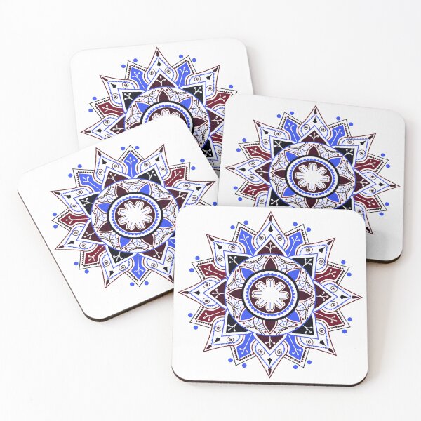 Item preview, A Blue Mandala Flower designed and sold by adlkh.