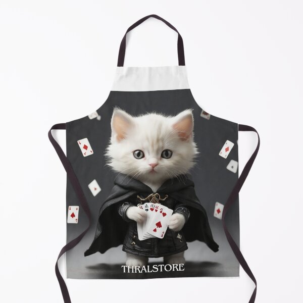 Item preview, Kitten Cat With Card Tricks designed and sold by ThralStore.