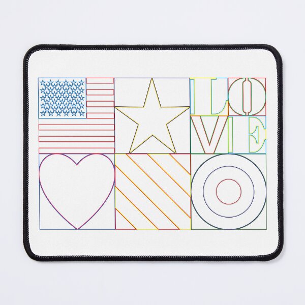 Item preview, Pop Art Symbol Lines - USA designed and sold by DFA.