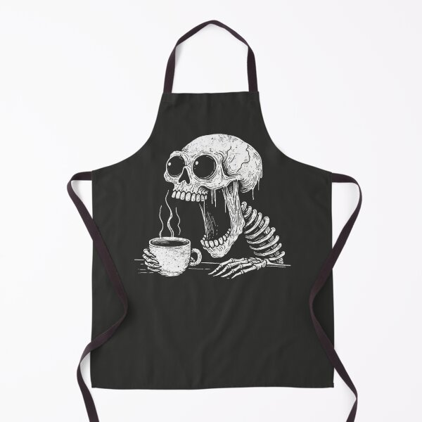 Item preview, Coffee Addict Skeleton designed and sold by CreepyCornerArt.