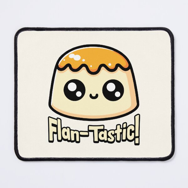 Item preview, Flan-Tastic! Cute Flan Dessert Pun designed and sold by PMCreative.