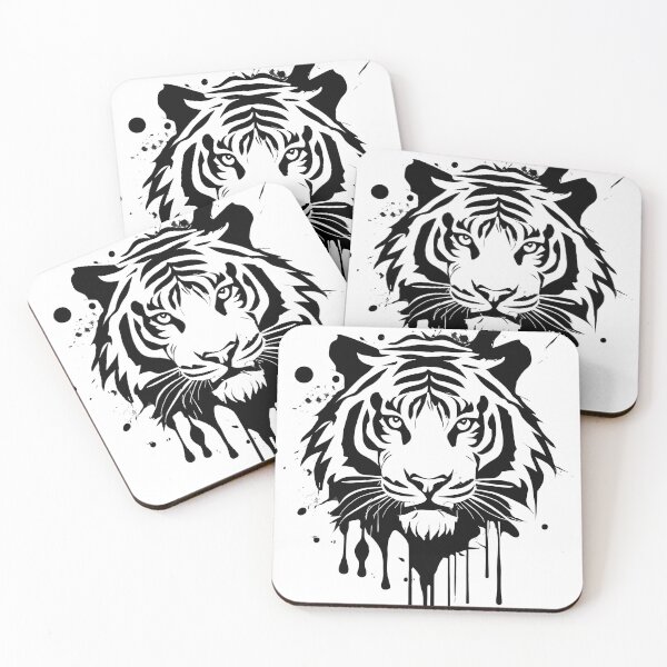 Item preview, Tiger Head Illustration designed and sold by drawbey.