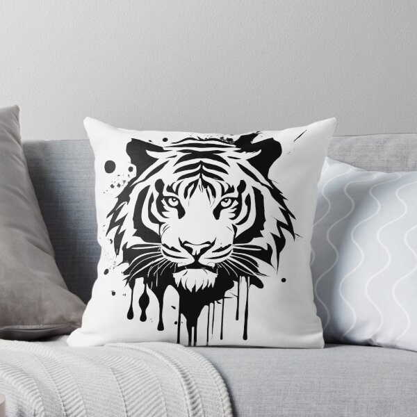Item preview, Tiger Head Illustration designed and sold by drawbey.