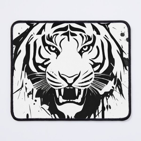 Item preview, Tiger Head Illustration designed and sold by drawbey.