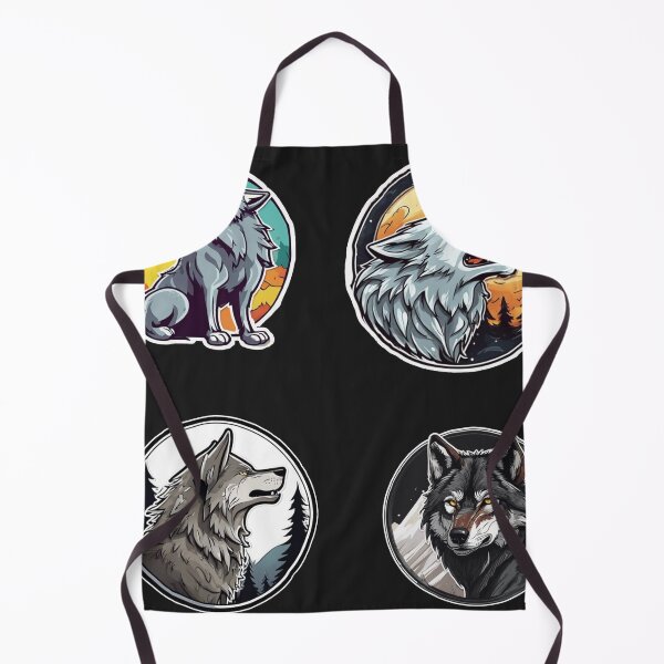 Item preview, wolf sticker pack designed and sold by Catfighter.