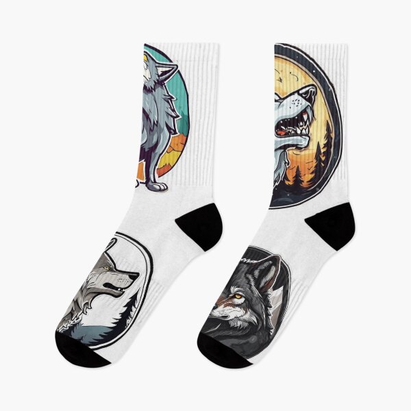 Item preview, wolf sticker pack  designed and sold by Catfighter.