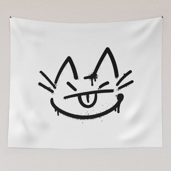 Item preview, Tongue out cat designed and sold by LorenzoArtZa.