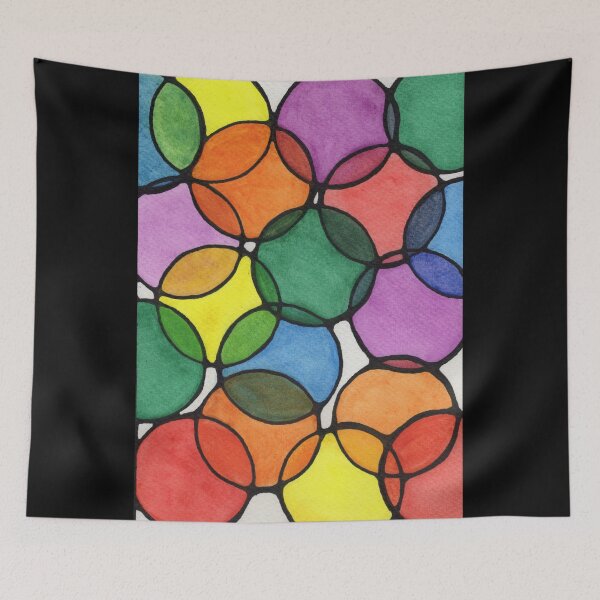 Item preview, Cirlces of Unity Watercolor designed and sold by janannes.