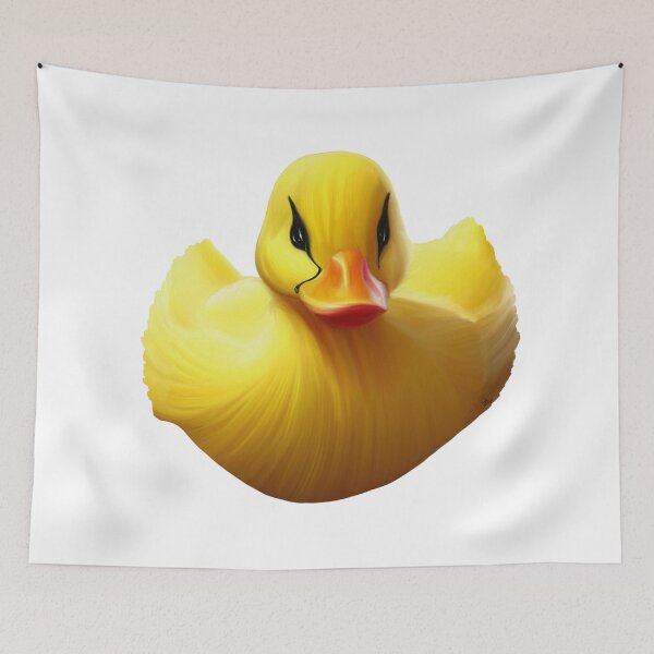 Item preview, Cry Me a River Duck /White Background/Large Version designed and sold by eXo-Designs.
