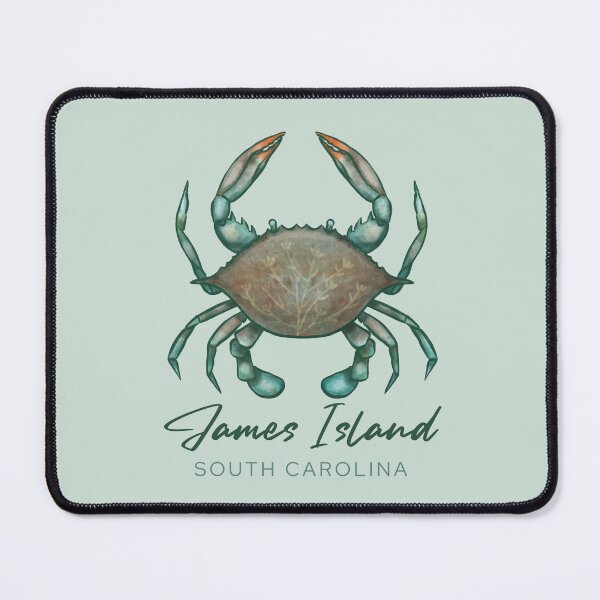 Item preview, James Island South Carolina SC Blue Crab designed and sold by carolinafound.