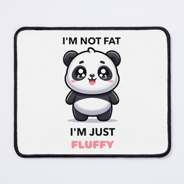 Item preview, cute fluffy panda designed and sold by cave-canvas.