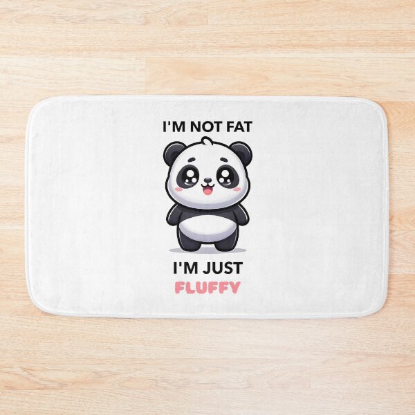 Item preview, cute fluffy panda  designed and sold by cave-canvas.