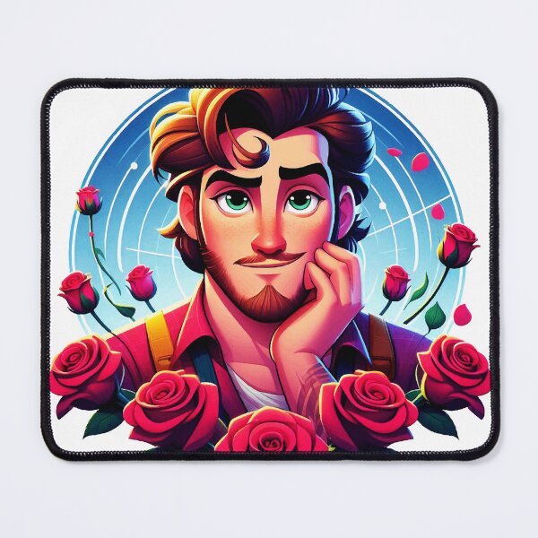 Item preview, a man in roses designed and sold by manbaito.
