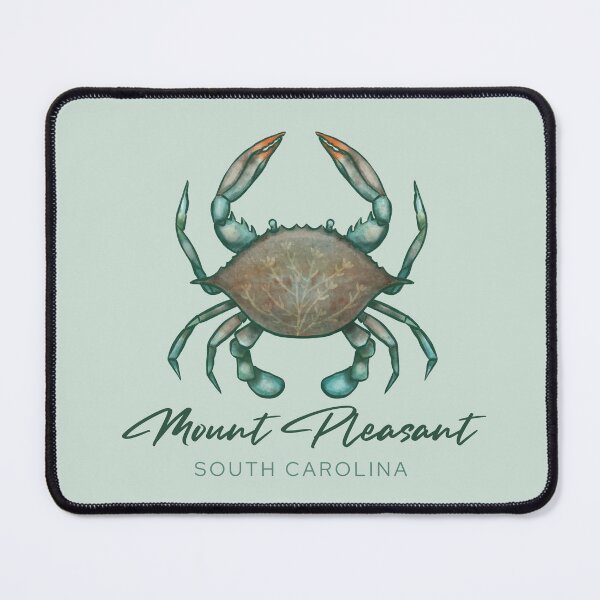 Item preview, Mount Pleasant South Carolina SC Blue Crab designed and sold by carolinafound.