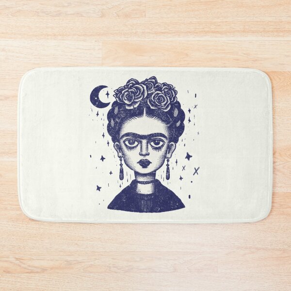 Item preview, Frida Kahlo Goth Rendition designed and sold by CreepyCornerArt.