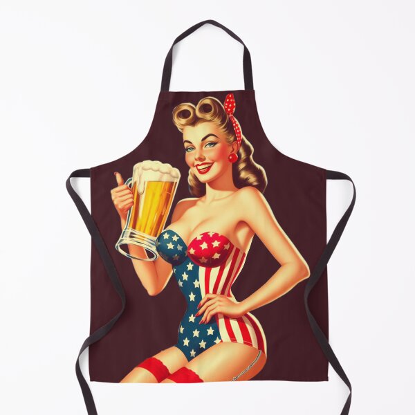 Artikelvorschau, Retro-Bier-Badeanzug-Pin-up entworfen und verkauft von PulpVintage.