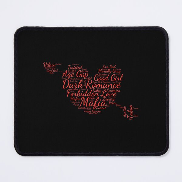 Item preview, Dark Romance Heart - Romance Book Lover, Dark Romance tropes, Age Gap, Good Girl, Mafia, Forbidden Love, Dark Valentine, Dark Literature, Toxic Love, designed and sold by SSINAMOON.