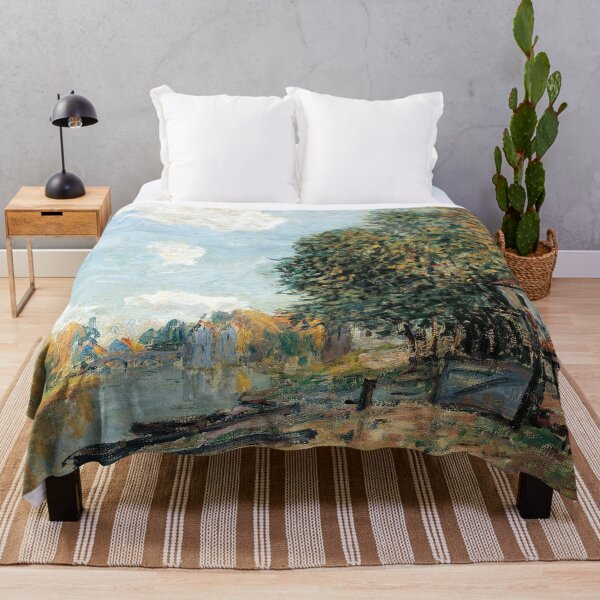Item preview, Alfred Sisley Moret: The Banks of the River Loing designed and sold by OldTimeArt.