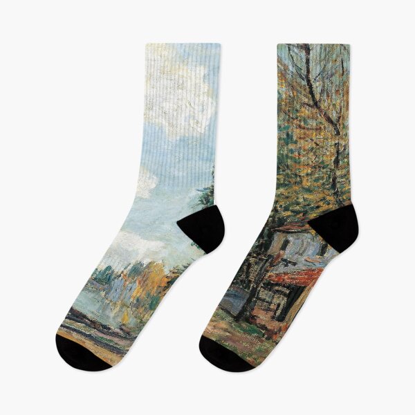 Item preview, Alfred Sisley Moret: The Banks of the River Loing designed and sold by OldTimeArt.