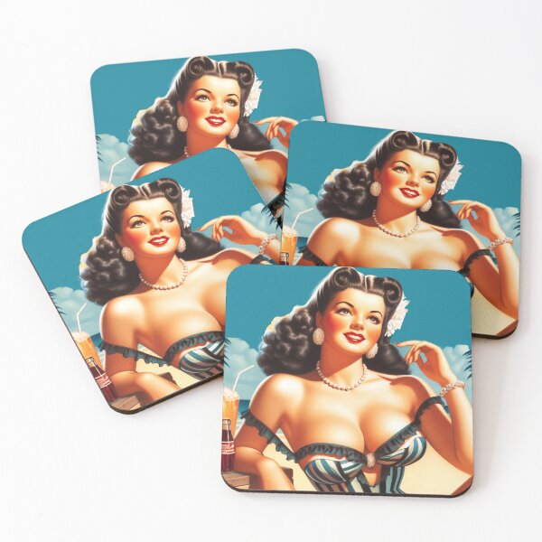 Artikelvorschau, Retro Beauty Summer Pin-up entworfen und verkauft von PulpVintage.