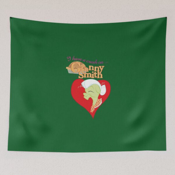 Item preview, I have a crush on... Granny Smith - with text designed and sold by Stinkehund.