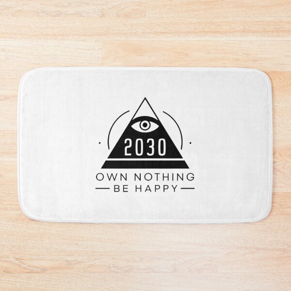 Item preview, 2030 Own Nothing be Happy 2 (Minilogo) designed and sold by Memerca.