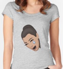 Camiseta entallada de cuello redondo KIM KARDASHIAN CRYING FACE