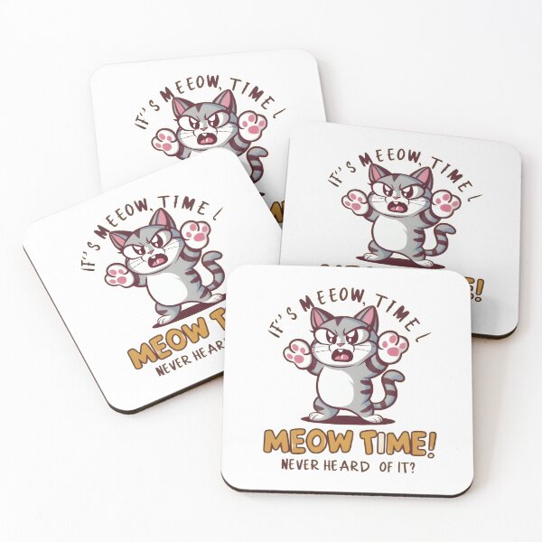 Item preview, Its Meow Time designed and sold by ThreadLore.