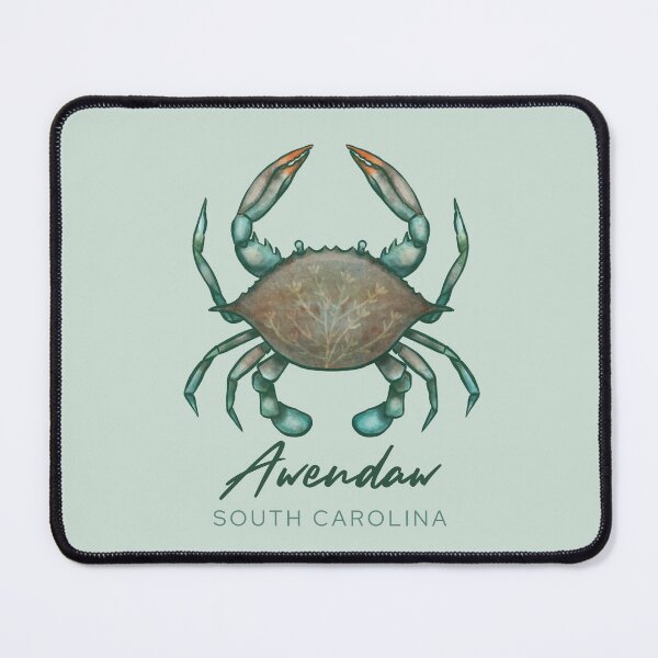Item preview, Awendaw South Carolina SC Blue Crab designed and sold by carolinafound.