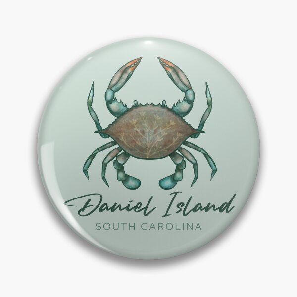 Item preview, Daniel Island South Carolina SC Blue Crab designed and sold by carolinafound.