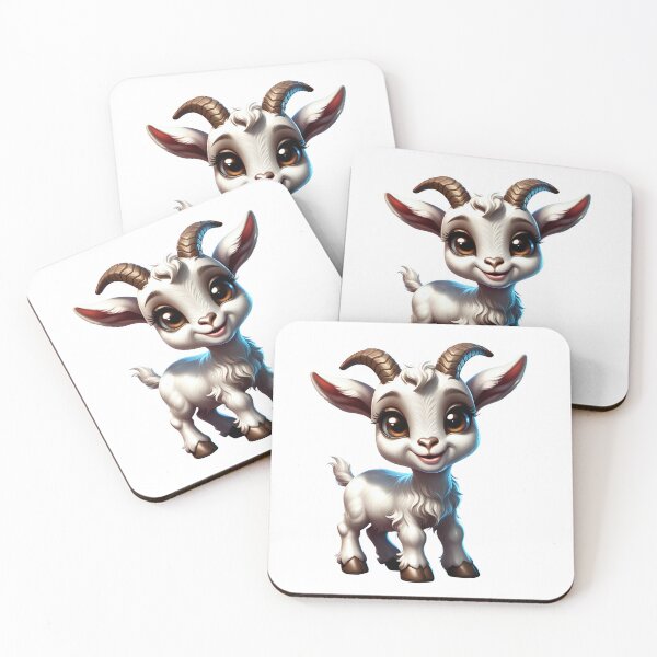 Item preview, Cute baby cartoon goat designed and sold by Inspyralia.