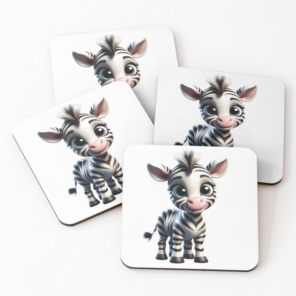 Item preview, Cute baby cartoon zebra designed and sold by Inspyralia.