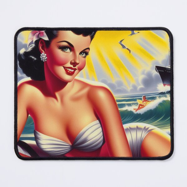 Item preview, Retro Beauty Pin-up designed and sold by PulpVintage.