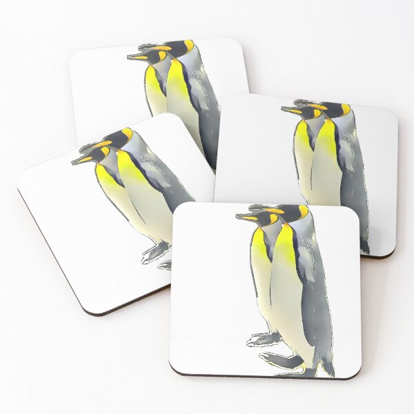 Item preview, Pair of Emperor Penguins designed and sold by QueenTheBean.