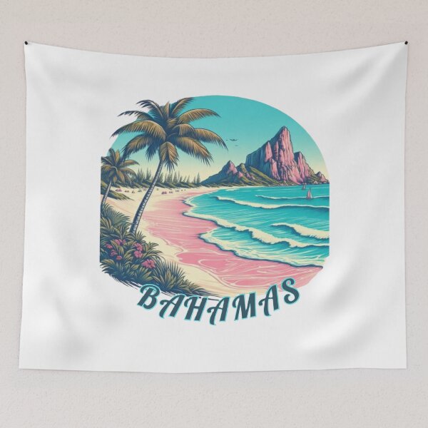 Item preview, Bahamas: Embracing the Vibrant Waves of the Sea designed and sold by HOMEDESIGNPRINT.