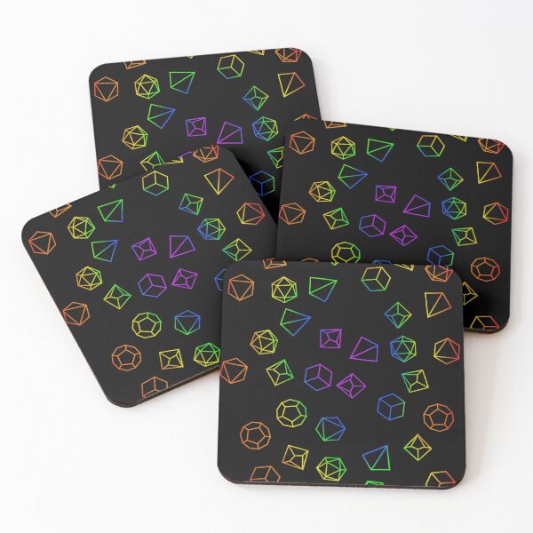 Item preview, Rainbow Dnd dice pattern designed and sold by Bailey Swinney.