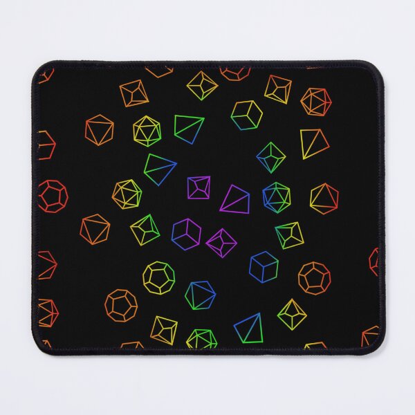 Item preview, Rainbow Dnd dice pattern designed and sold by Bailey Swinney.