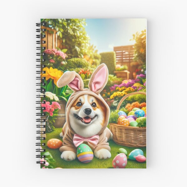 Item preview, Easter Corgi Dog in Bunny Outfit cute Greeting Card designed and sold by CritterManiaUK.