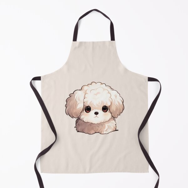 Item preview, Cute Kawaii Happy Dog Bichon Frise Puppy designed and sold by CozyKawaiiArt.