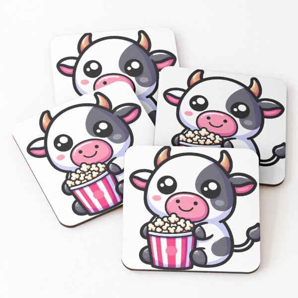 Item preview, Cow with Popcorn designed and sold by Delidream.
