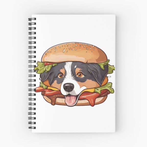 Item preview, Australian Shepherd Dog Burger FAST FOODS DOG  designed and sold by GoodyPaws.