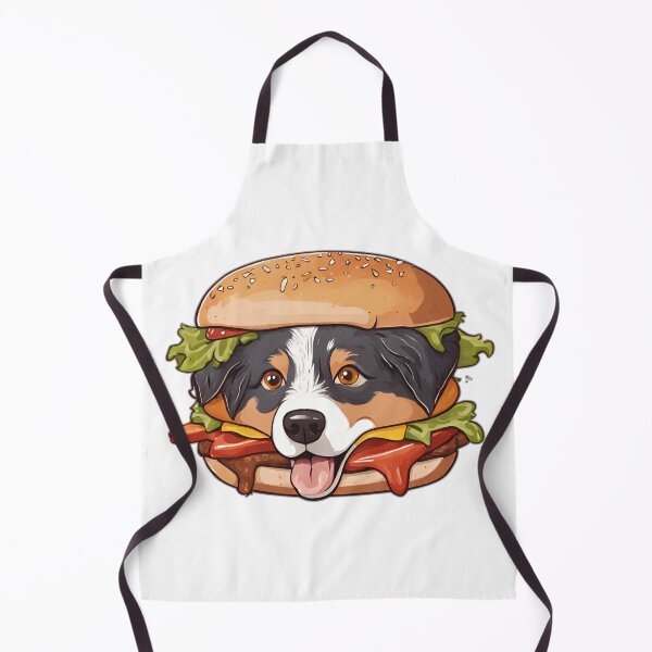 Item preview, Australian Shepherd Dog Burger FAST FOODS DOG  designed and sold by GoodyPaws.