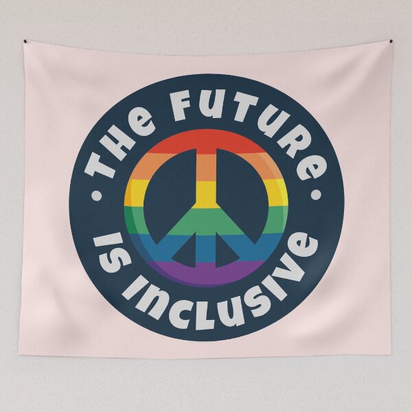 Item preview, The future is inclusive designed and sold by PeachyLitchi.