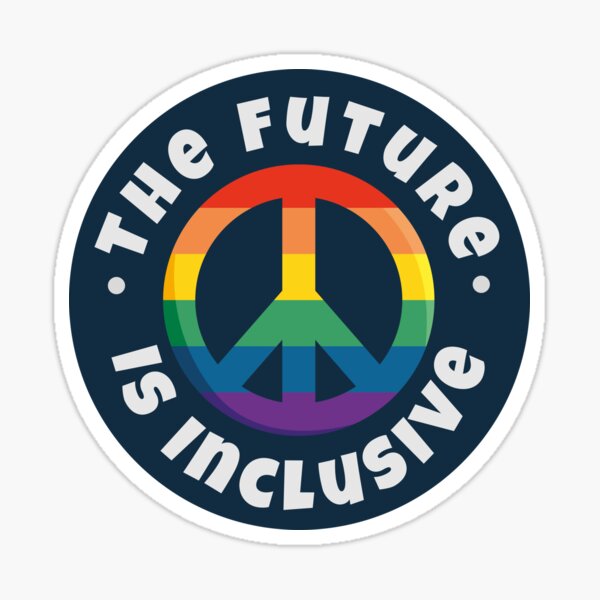 Item preview, The future is inclusive designed and sold by PeachyLitchi.