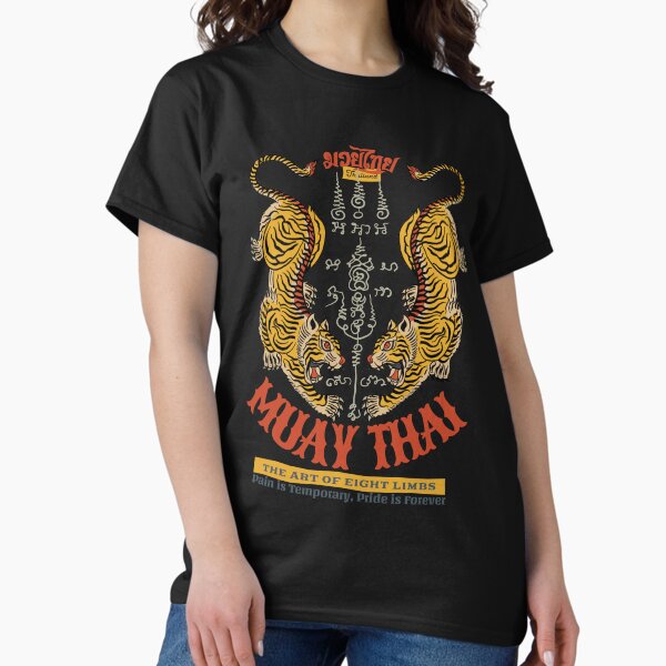 Item preview, Classic Muay Thai Tiger Tattoo designed and sold by KewaleeTee.