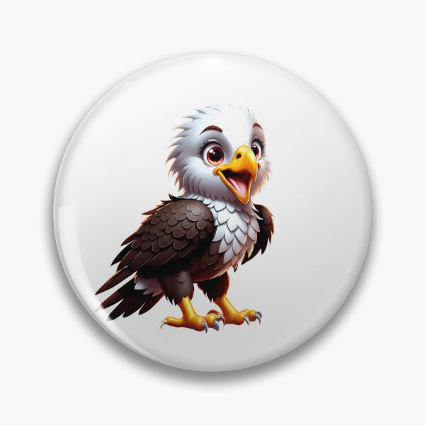 Item preview, Cute baby cartoon eagle designed and sold by Inspyralia.