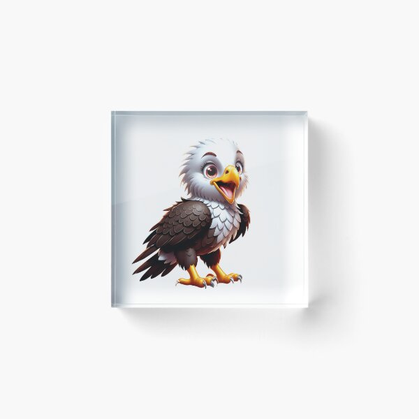 Item preview, Cute baby cartoon eagle designed and sold by Inspyralia.
