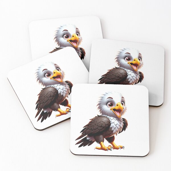 Item preview, Cute baby cartoon eagle designed and sold by Inspyralia.
