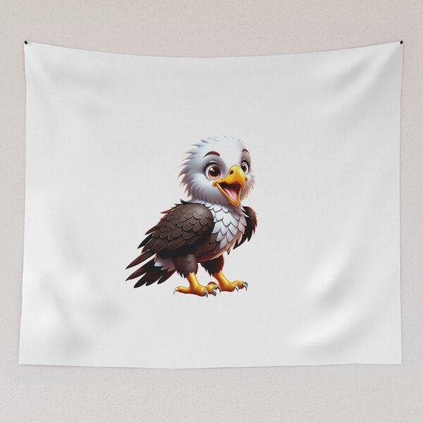 Item preview, Cute baby cartoon eagle designed and sold by Inspyralia.